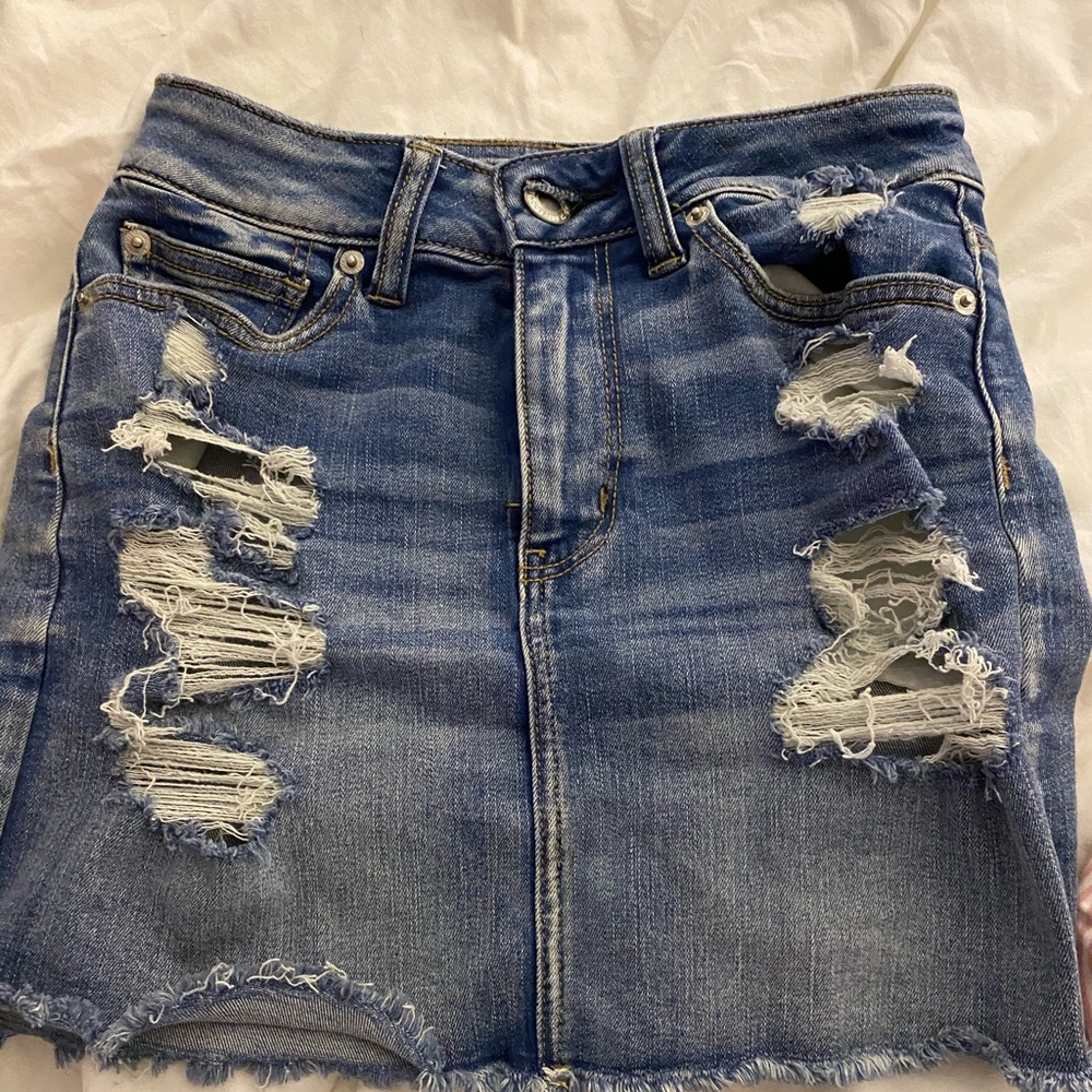 American Eagle Next Level Stretch Jean Skirt